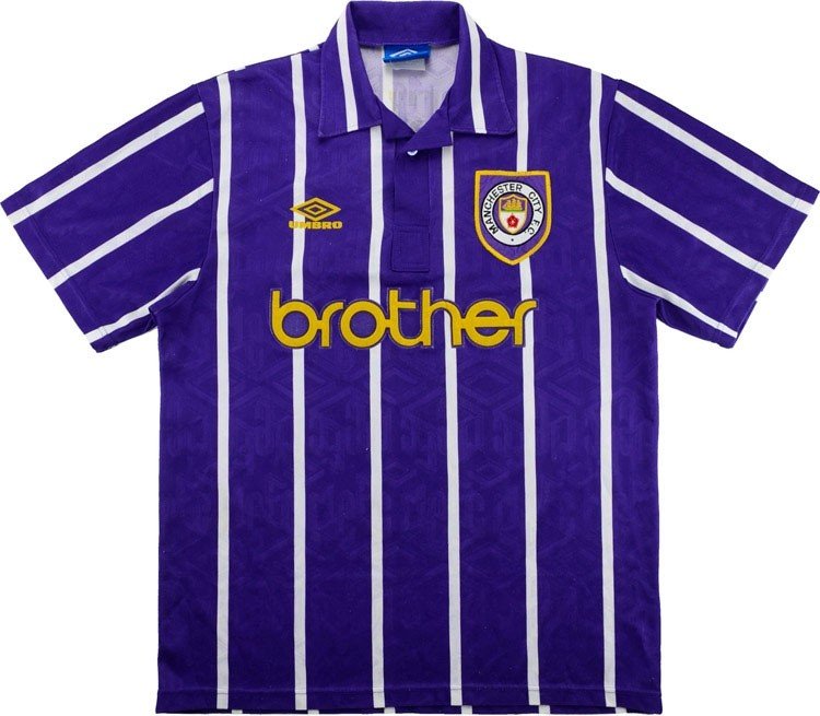  Camisa II Manchester City 1993 1994 Umbro Retro